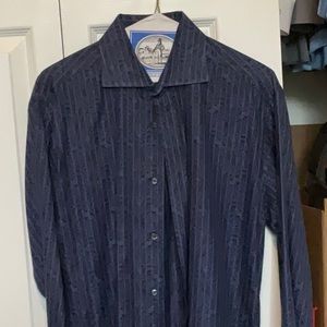 Male Navy Dress Shirt